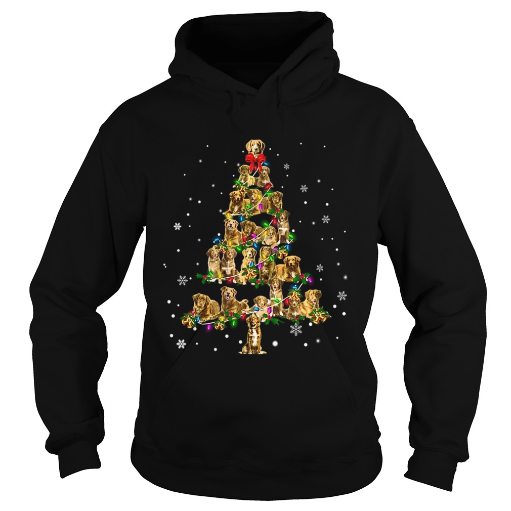 Nova Scotia Duck Tolling Retriever Christmas Tree TShirt Hoodie