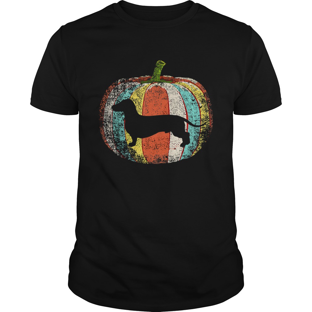 Original Vintage dachshund Pumpkin Halloween Costume dachshund shirt