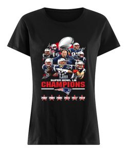 Patriot New England Super Bowl LIII Champions Signatures Shirt Classic Women's T-shirt