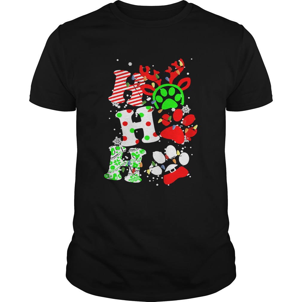 Paws Ho Ho Ho Christmas shirt