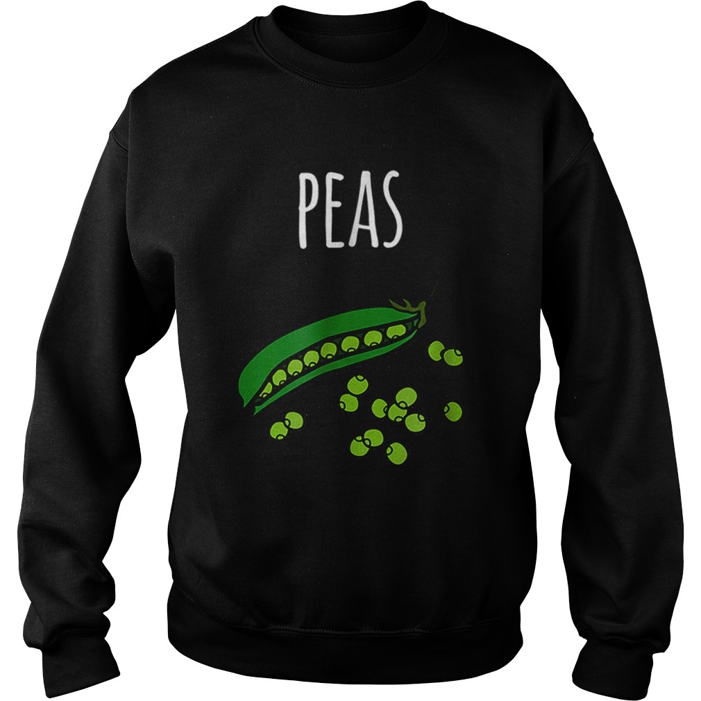 Peas And Carrots Couples Halloween Costumes Sweatshirt