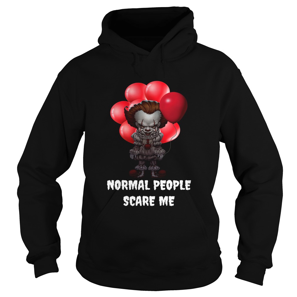 Pennywise Halloween Normal people scare me Hoodie