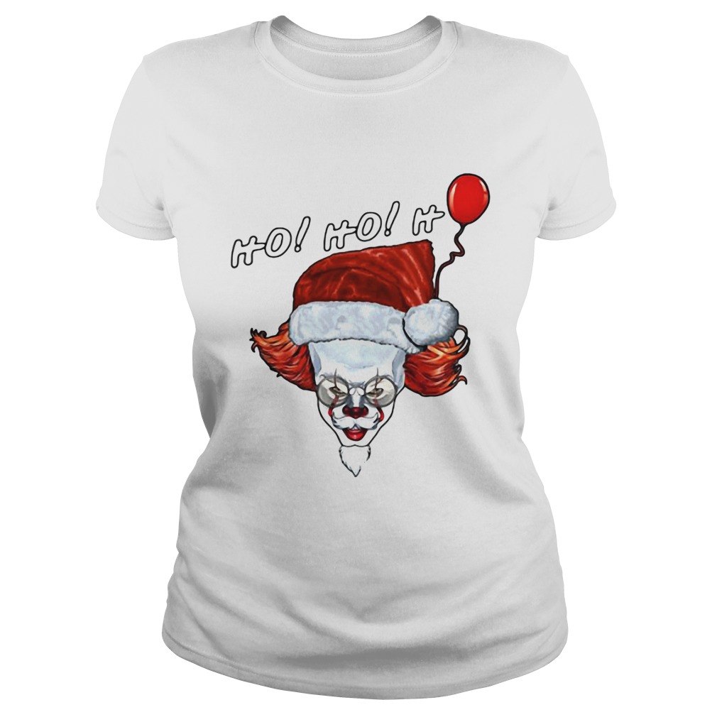 Pennywise IT Ho Ho Ho Santa Claus Classic Ladies