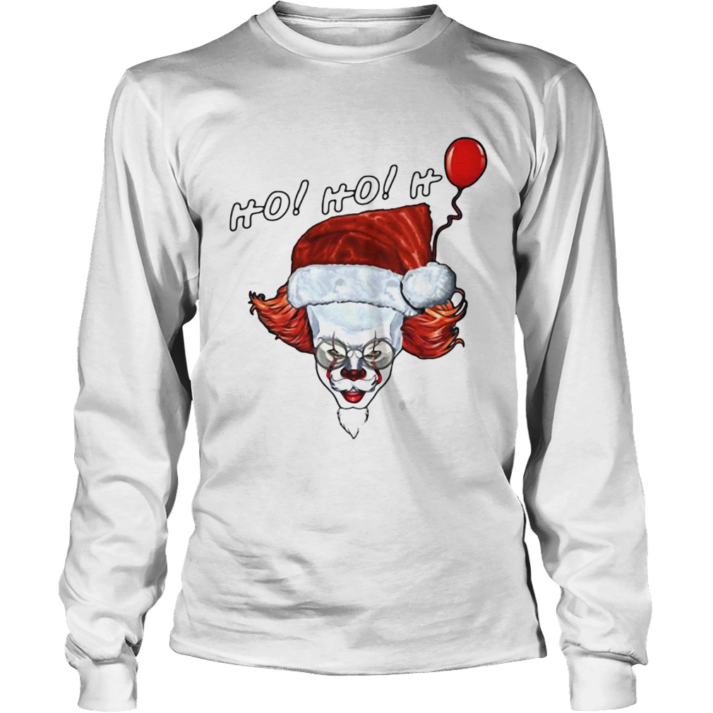 Pennywise IT Ho Ho Ho Santa Claus LongSleeve