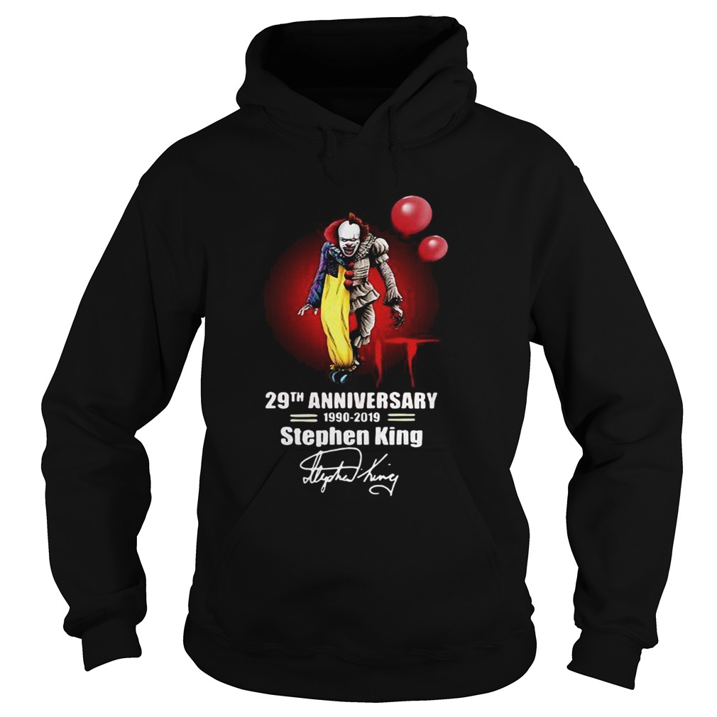 Pennywise it 29th anniversary 1990 2019 Stephen King Hoodie