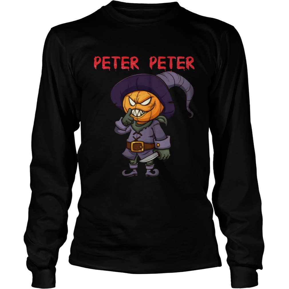 Peter Peter Halloween Killer Pumpkin Head Shirt LongSleeve