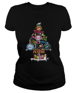 Philadelphia Flyers Christmas Tree Shirt Classic Ladies