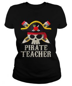 Pirate Teacher For Halloween Costume Gift  Classic Ladies