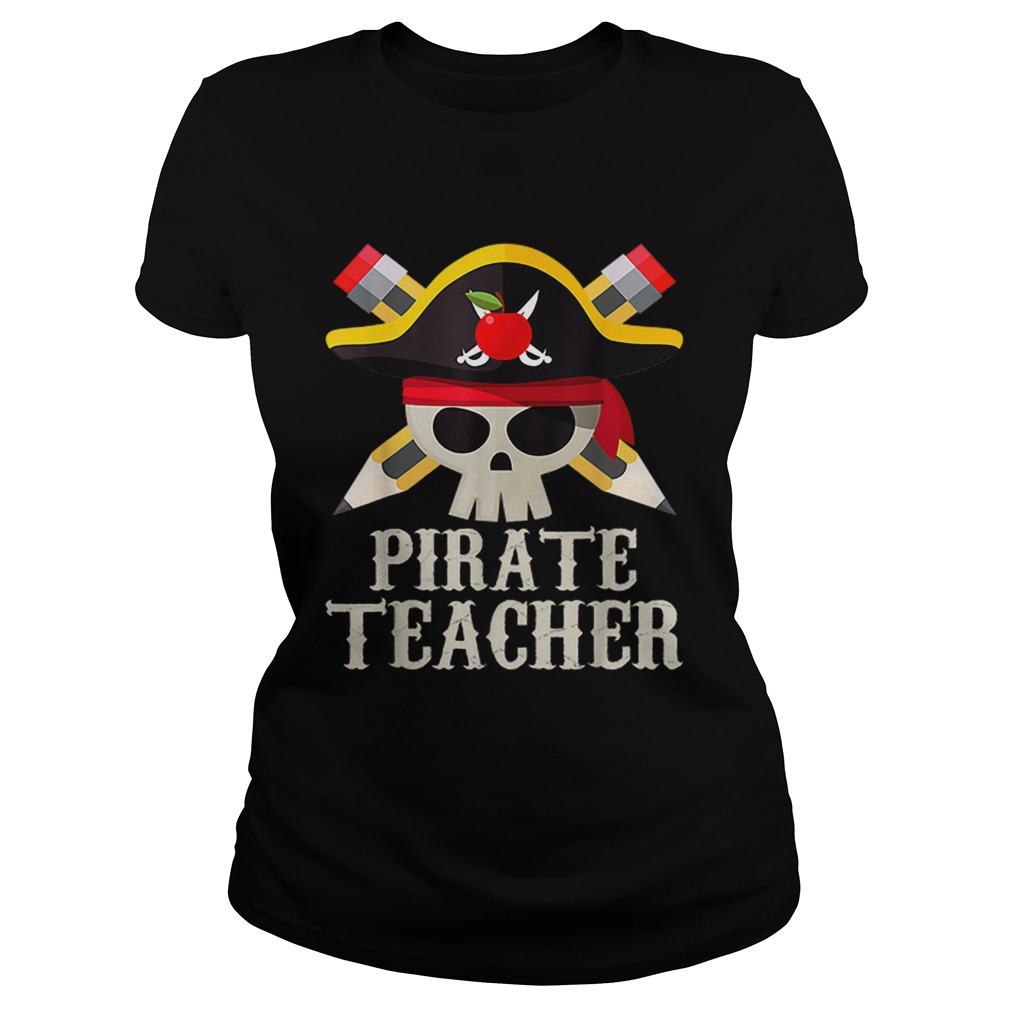 Pirate Teacher For Halloween Costume Gift Classic Ladies