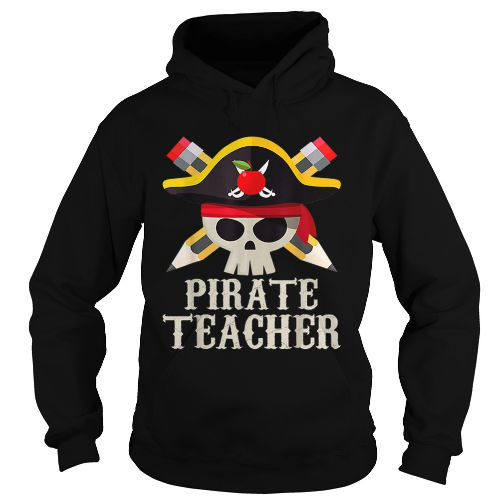 Pirate Teacher For Halloween Costume Gift Hoodie