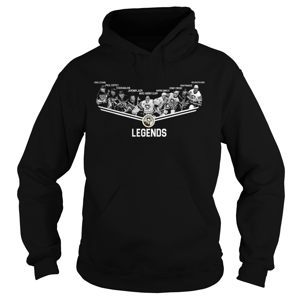 Pittsburgh Penguins Legends Team Player Signature Shirt Hoodie