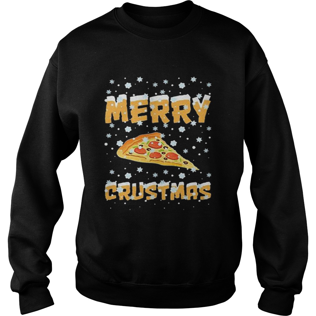 Pizza Merry Crustmas Christmas Sweatshirt