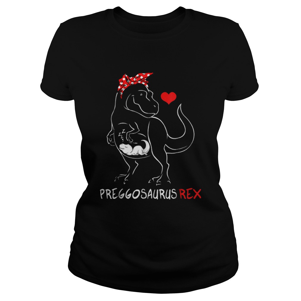 Preggosaurus Funny Dinosaur Pregnancy Halloween Classic Ladies