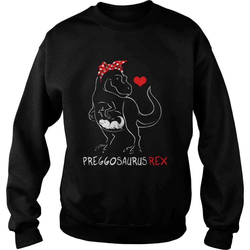 Preggosaurus Funny Dinosaur Pregnancy Halloween Sweatshirt