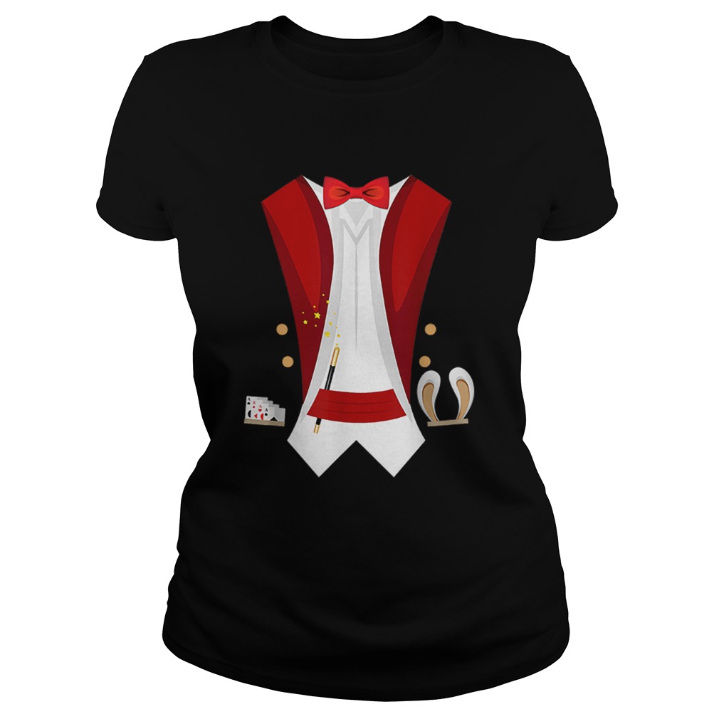 Premium Magician Tuxedo Magical Halloween For Wizard Sorcerer Classic Ladies