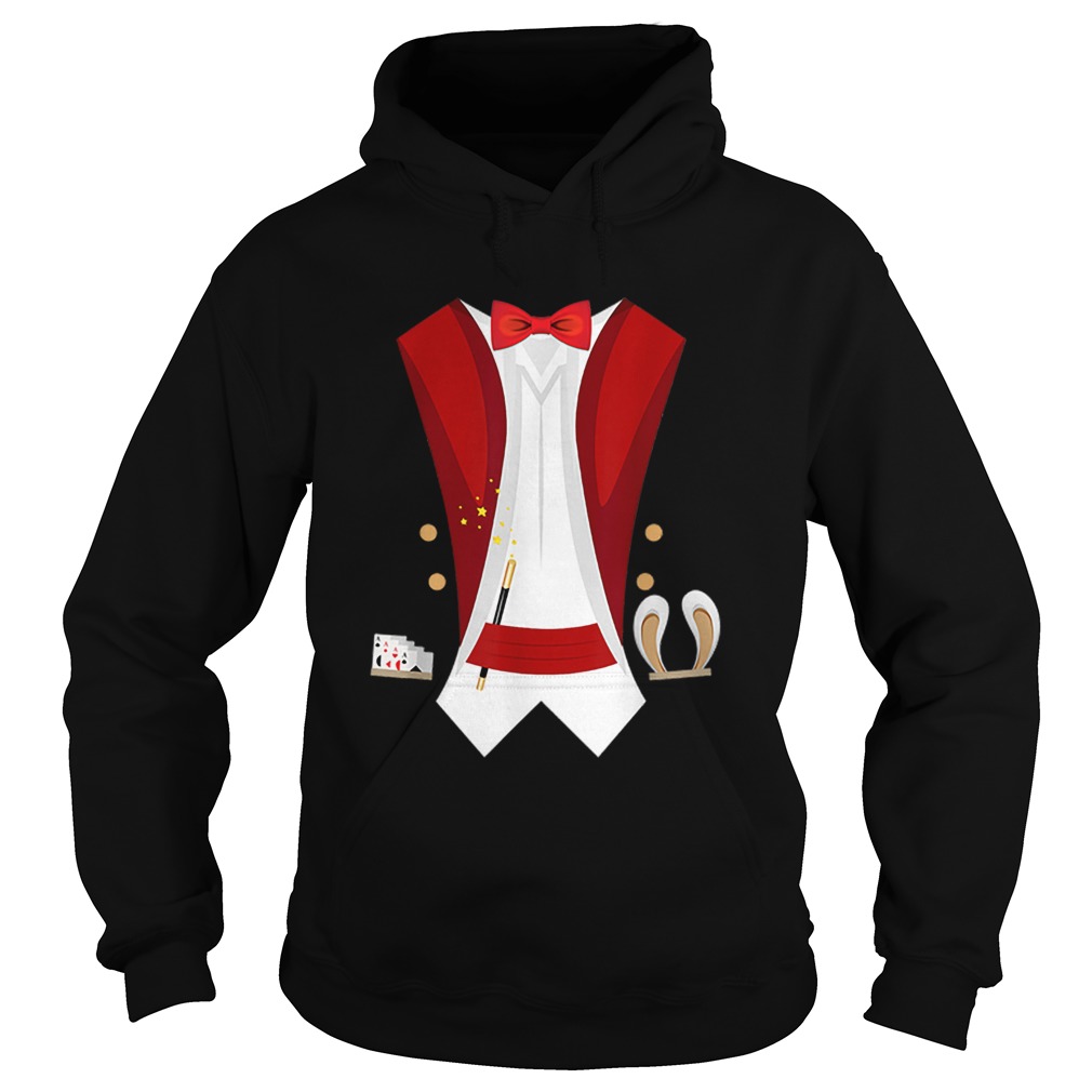 Premium Magician Tuxedo Magical Halloween For Wizard Sorcerer Hoodie