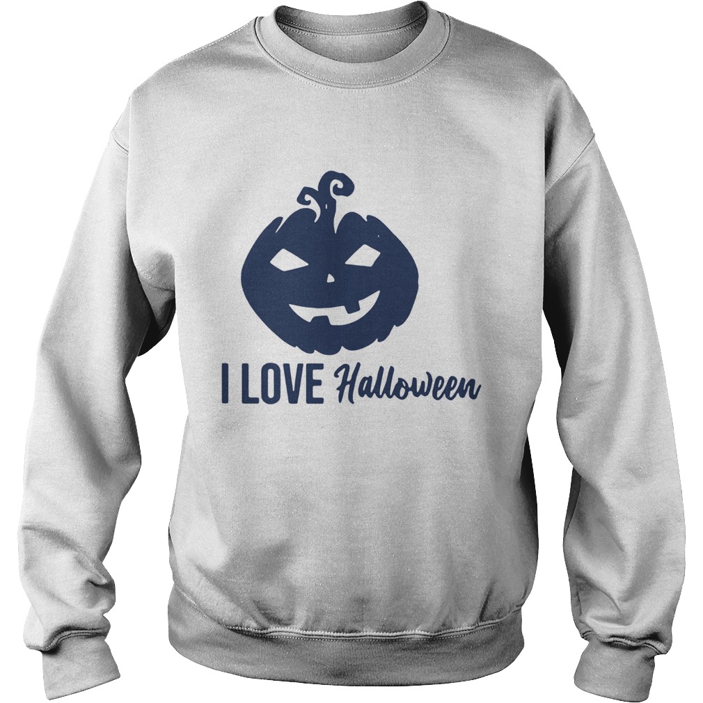 Pumpkin I love Halloween Sweatshirt