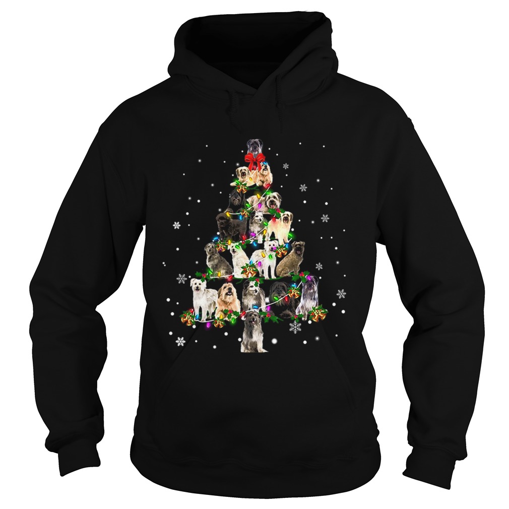 Pyrenean Shepherd Christmas Tree TShirt Hoodie