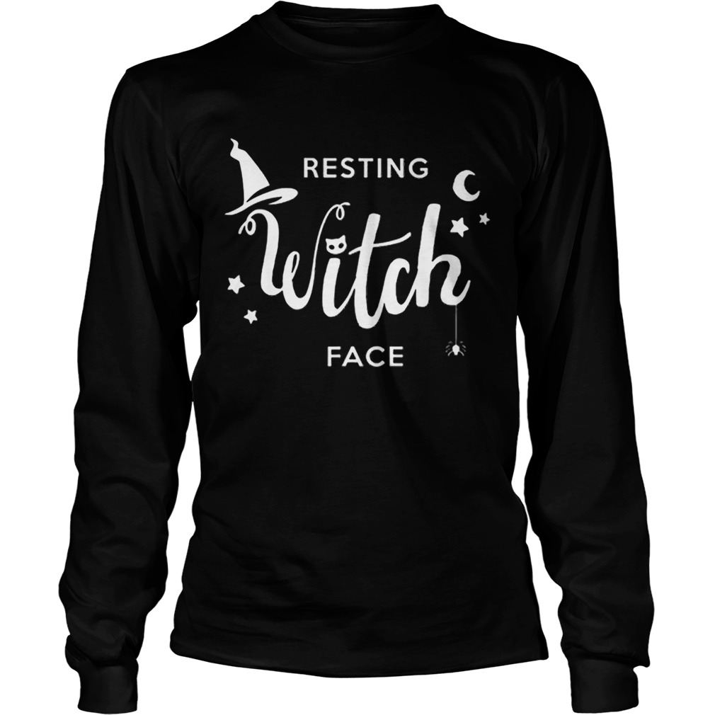 Resting Witch Face Halloween Lover LongSleeve