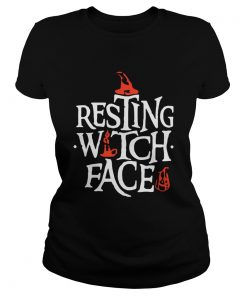 Resting Witch Face Shirt Original Halloween Shirt Classic Ladies