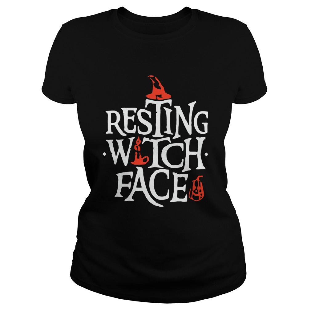 Resting Witch Face Shirt Original Halloween Shirt Classic Ladies