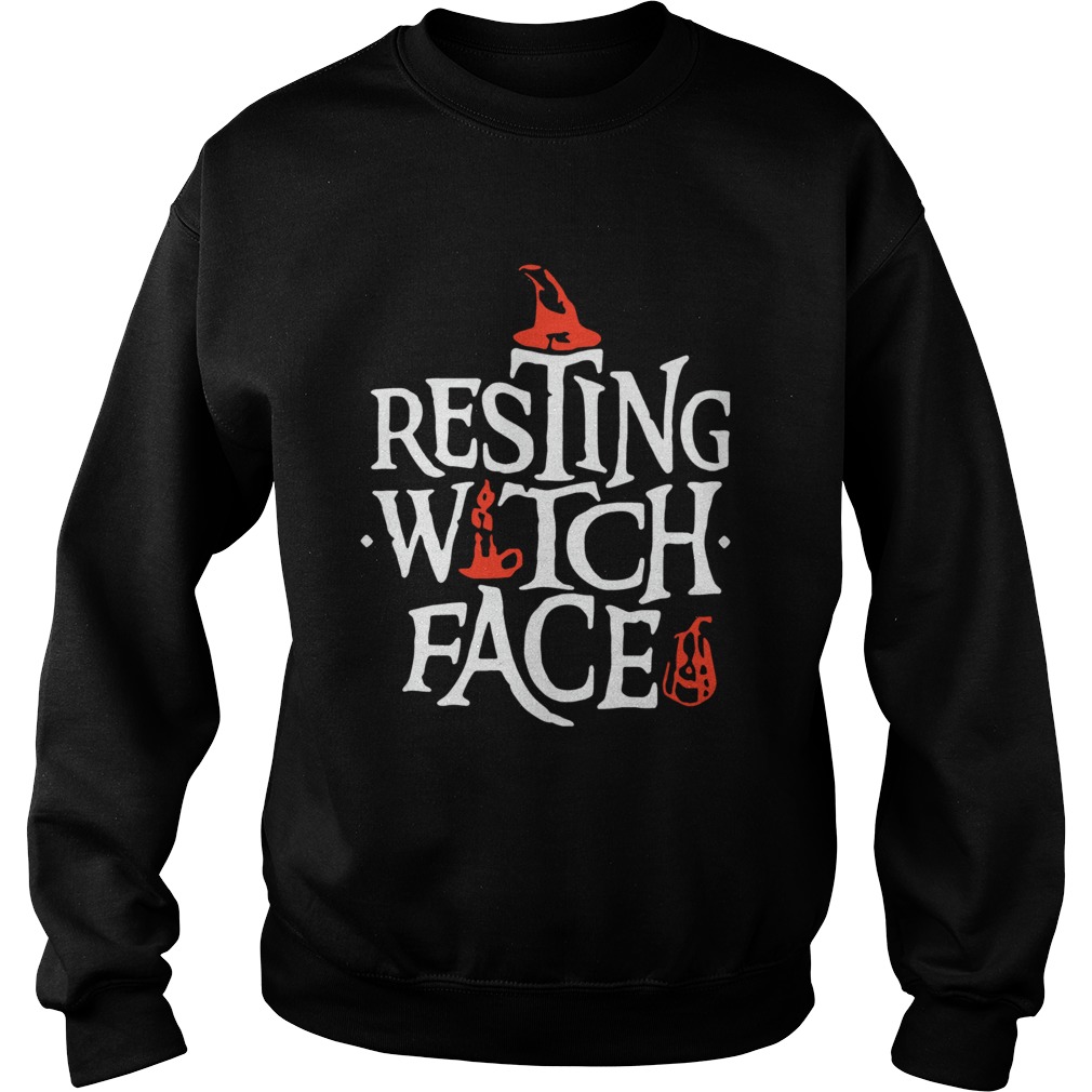 Resting Witch Face Shirt Original Halloween Shirt Sweatshirt