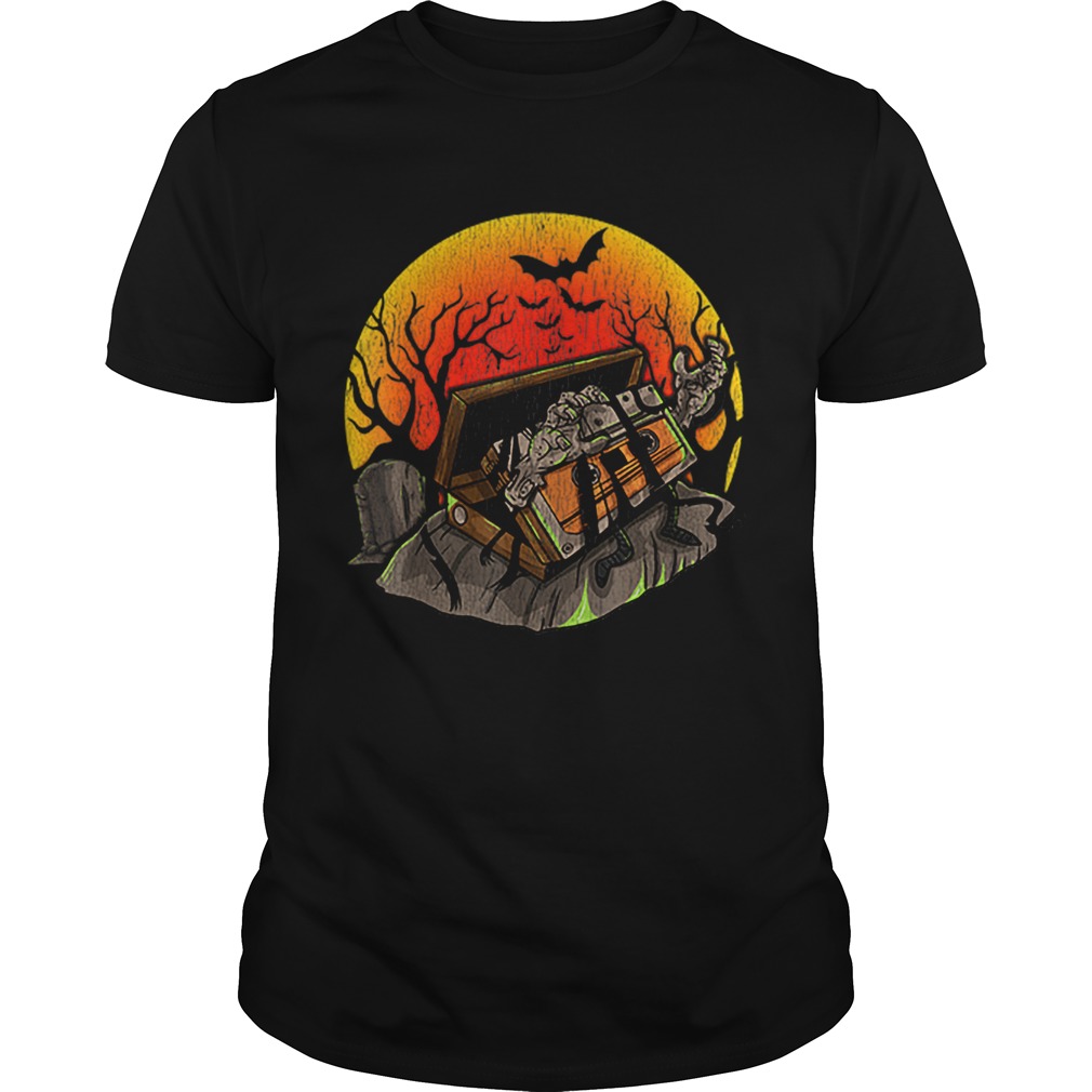 Retro Vintage creepy Zombie 80 90 Music Cassette Halloween shirt