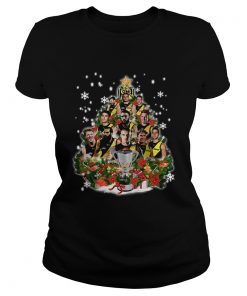 Richmond Tigers Players Christmas Tree Shirt Classic Ladies