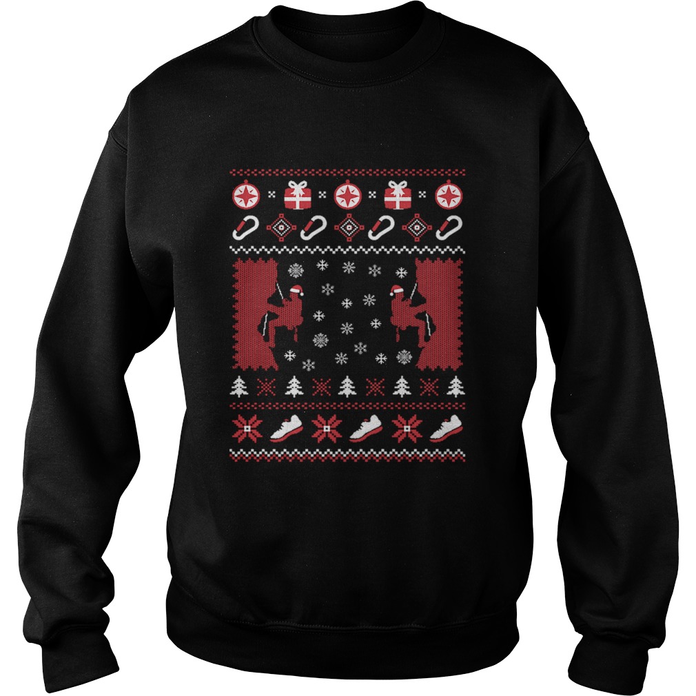 Rock ClimbingBouldering Ugly Christmas Shirt Sweatshirt