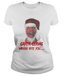 SANTA CLAWS WANNA BITE YOU OFFCIAL TSHIRT Classic Ladies