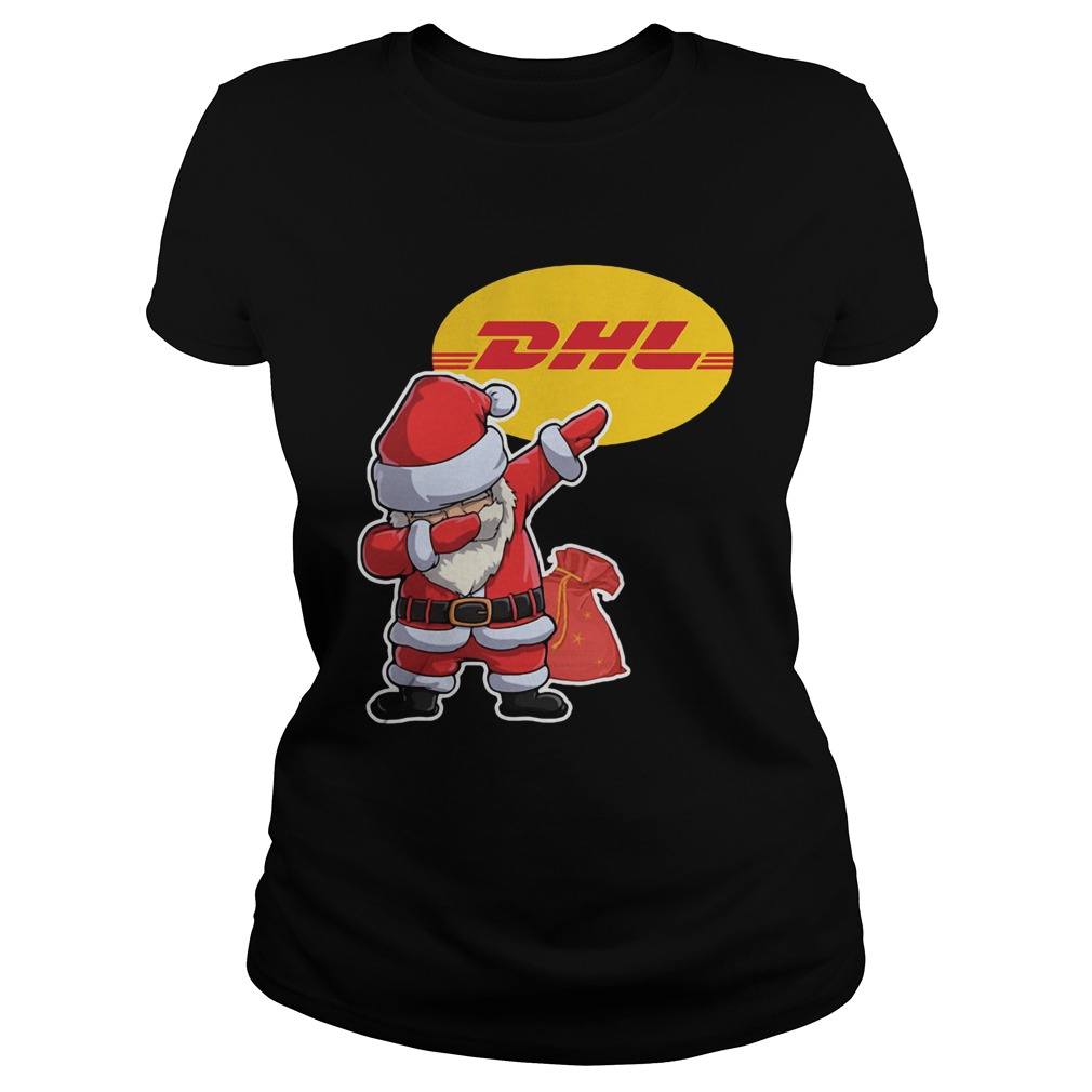 Santa Claus Dabbing DHL Shirt Classic Ladies