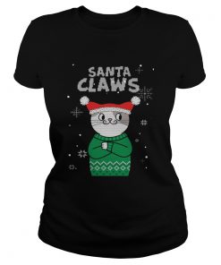 Santa Claws Cat Ugly Christmas  Classic Ladies