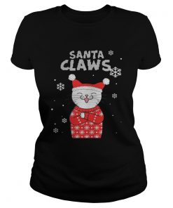 Santa Claws Cute Cat Ugly Christmas 2020 TShirt Classic Ladies