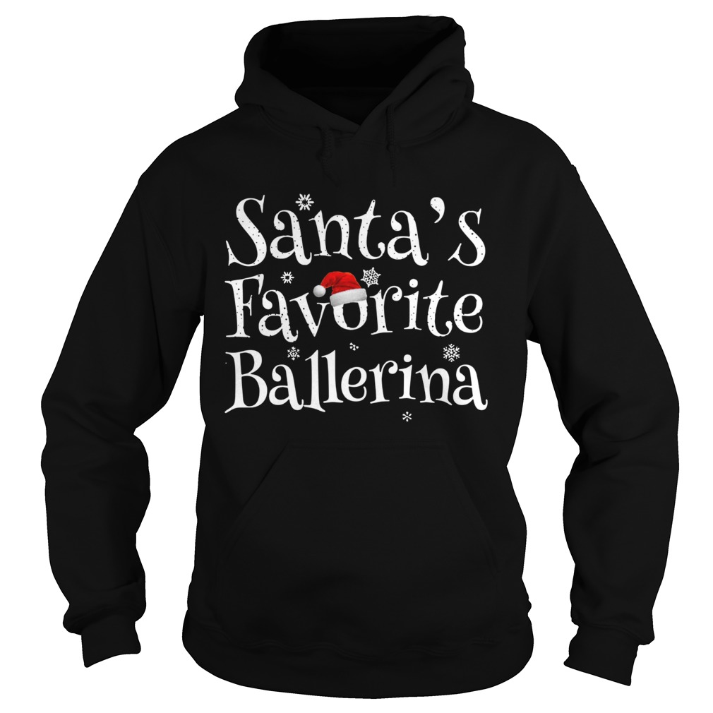 Santas Favorite Ballerina Hoodie