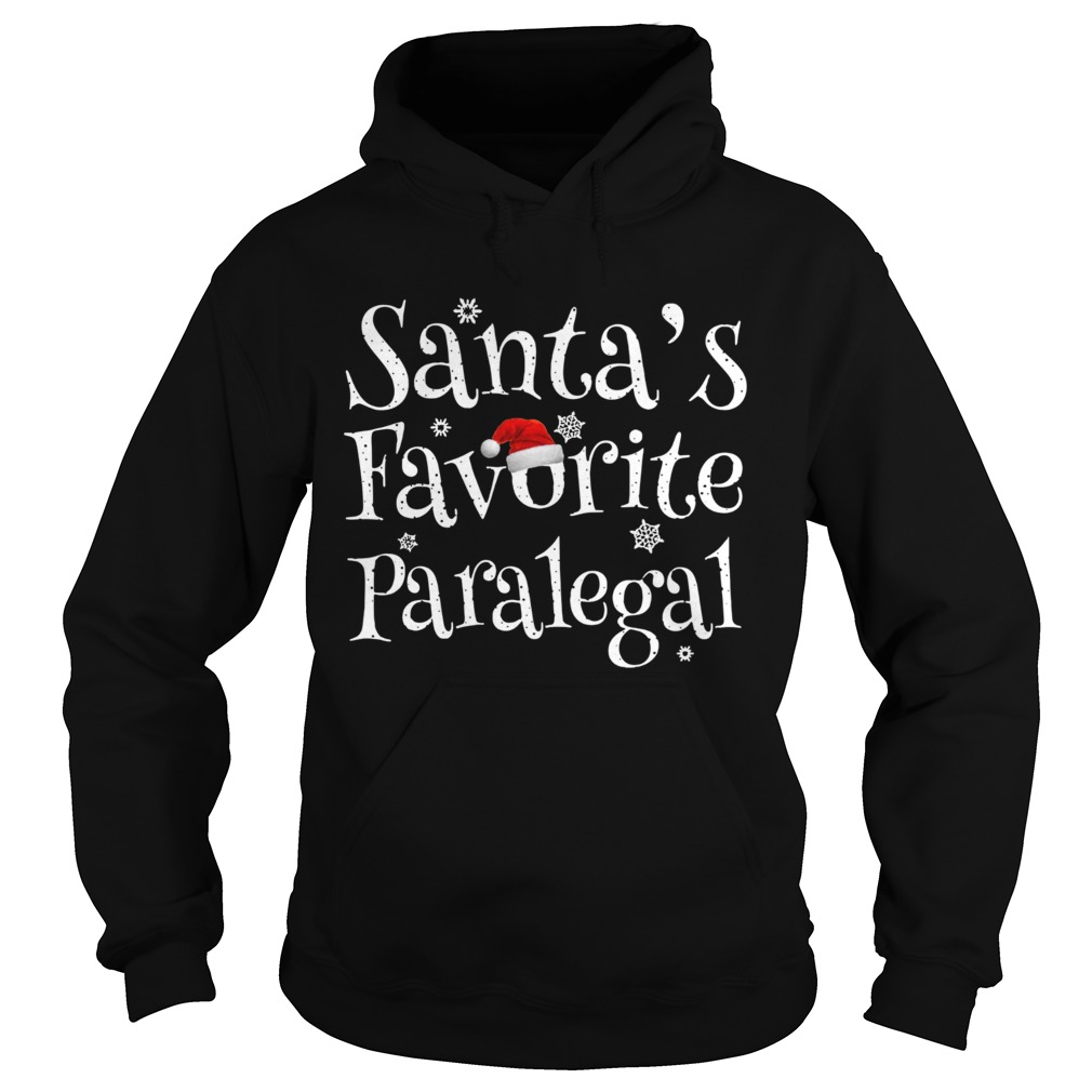 Santas Favorite Paralegal Hoodie