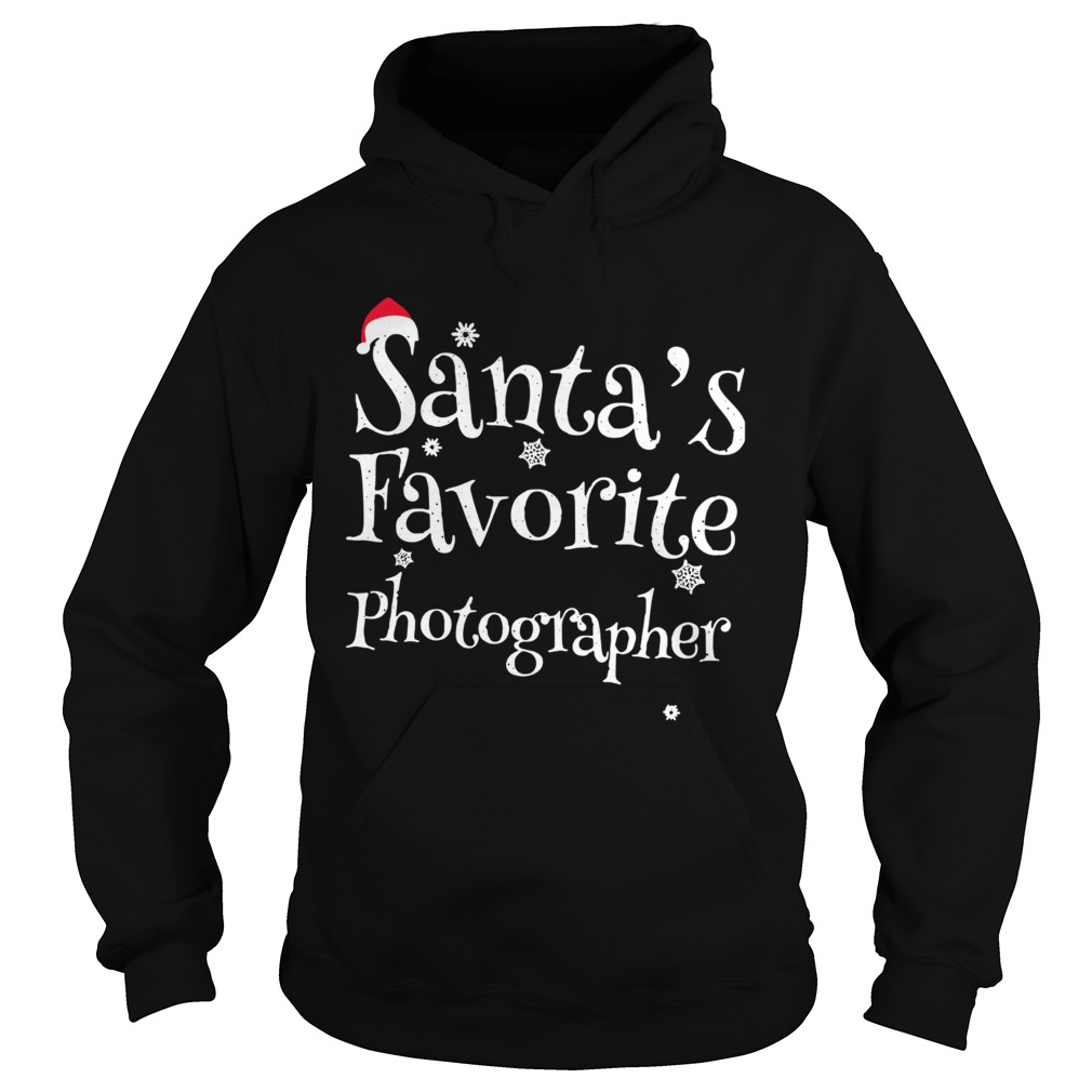 Santas Favorite Photographer Shirt Hoodie