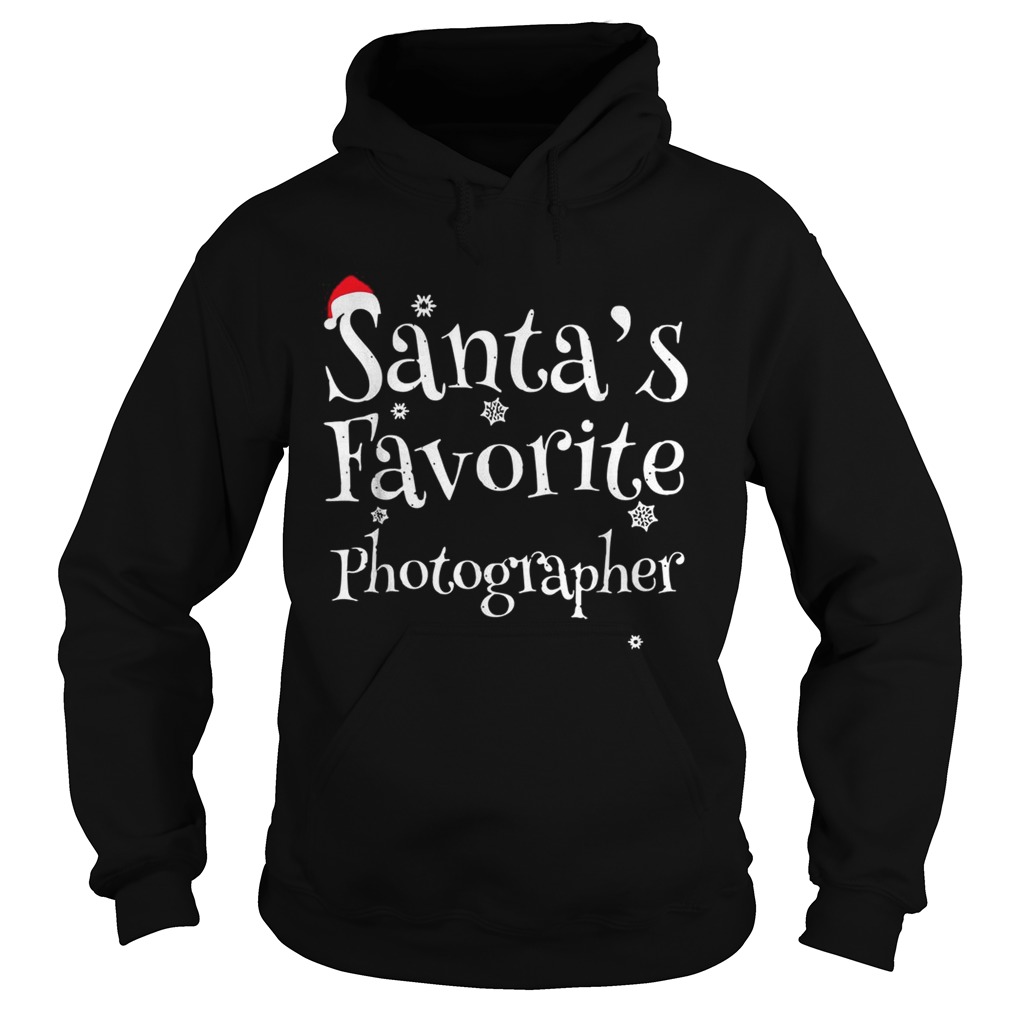 Santas favorite Photographer Christmas Hoodie