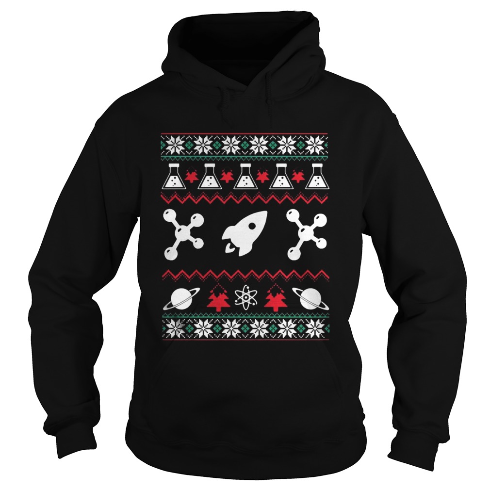 Science Christmas ugly t Hoodie