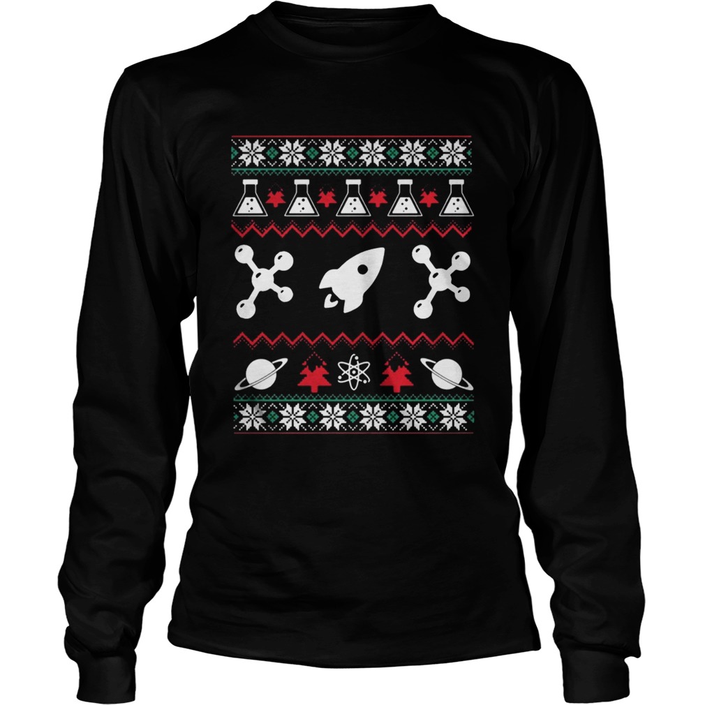 Science Christmas ugly t LongSleeve