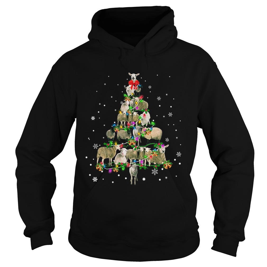 Sheep Christmas Tree TShirt Hoodie