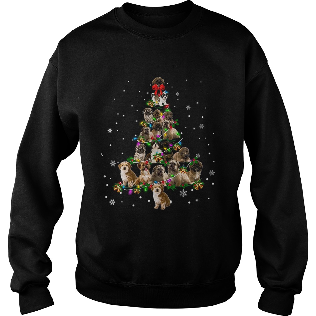 Shihpoo Christmas Tree TShirt Sweatshirt