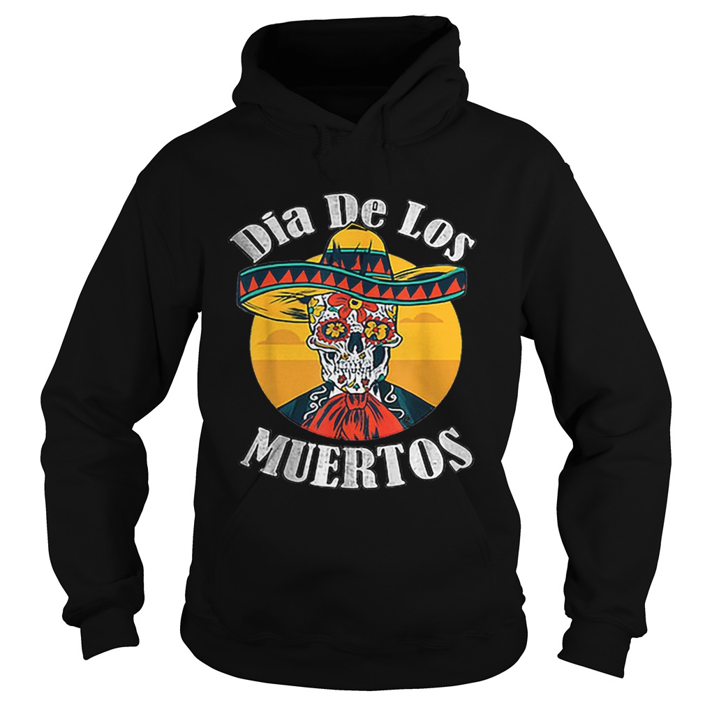 Skull Dia De Los Muertos Day Of The Dead Hoodie