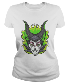 Sleeping Beauty Maleficent Sugar Skull Halloween  Classic Ladies