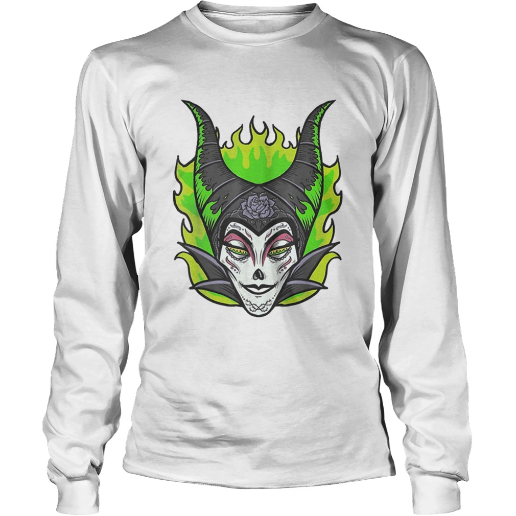 Sleeping Beauty Maleficent Sugar Skull Halloween LongSleeve