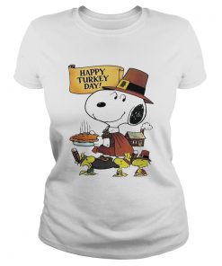 Snoopy happy Turkey day  Classic Ladies