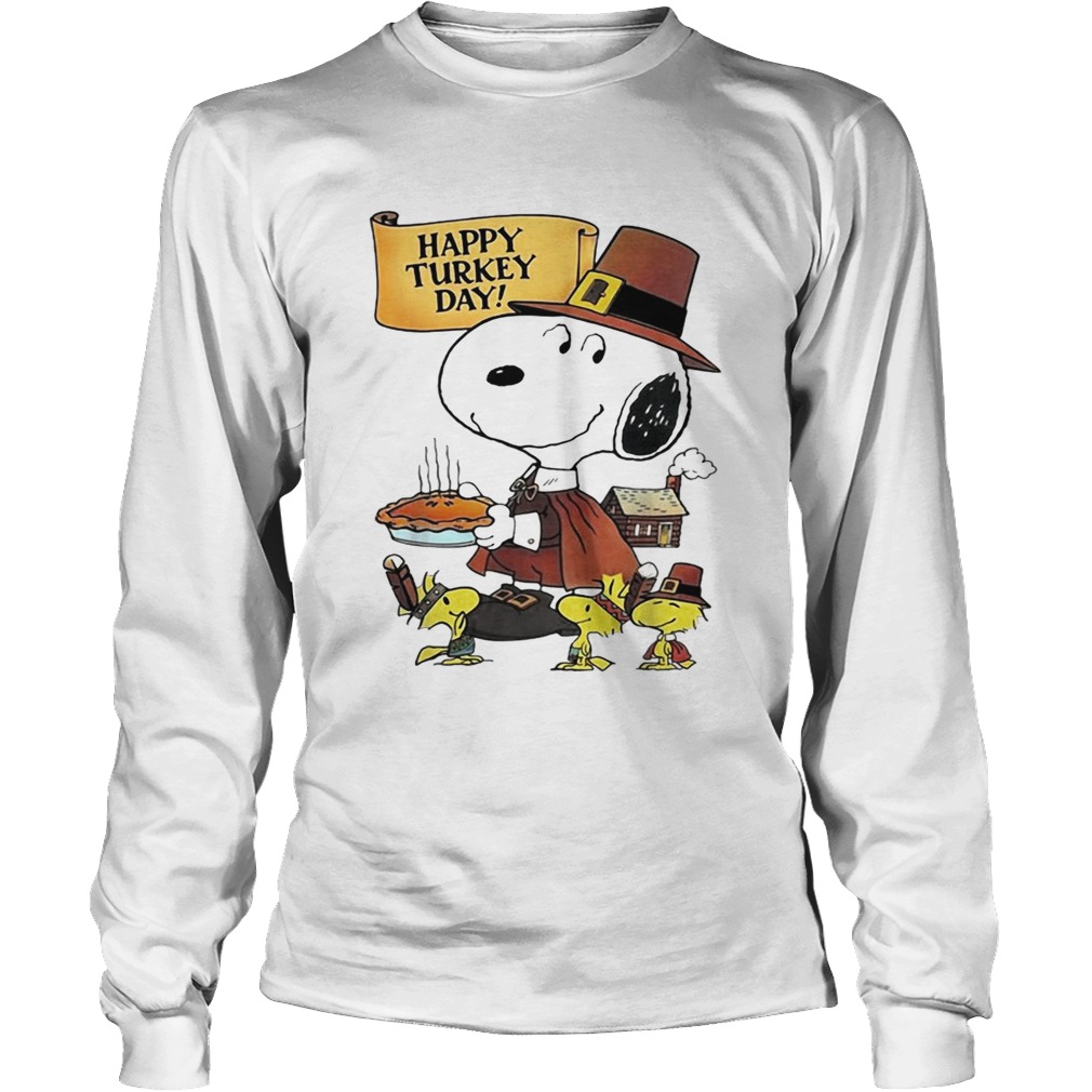 Snoopy happy Turkey day LongSleeve