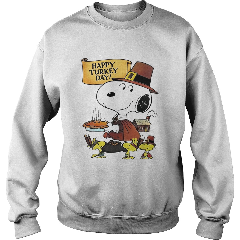 Snoopy happy Turkey day Sweatshirt