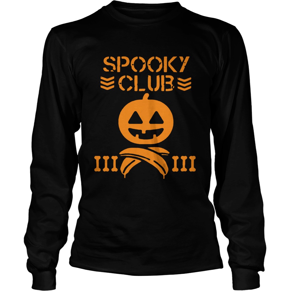 Spooky Club Halloween TShirt LongSleeve