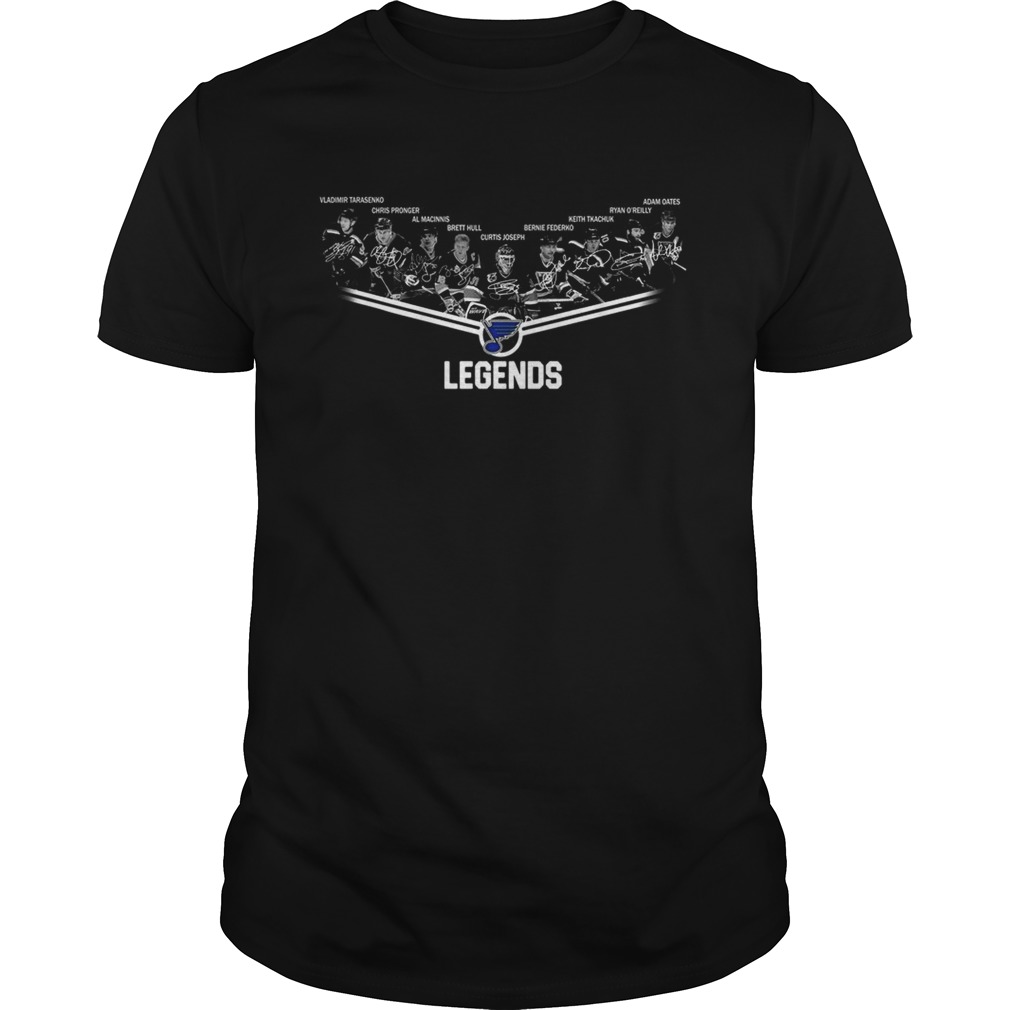 St Louis Blues Legends team signature shirt