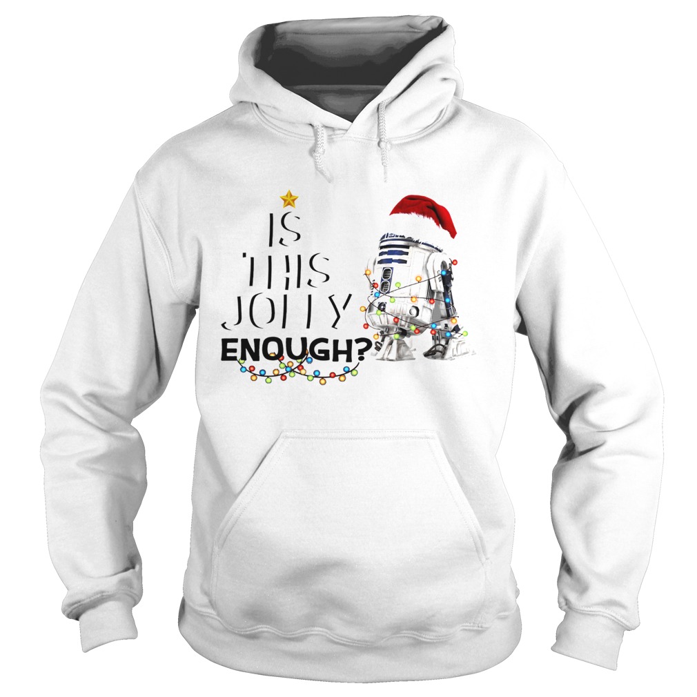 Star Wars R2D2 Santa is this enough Hoodie